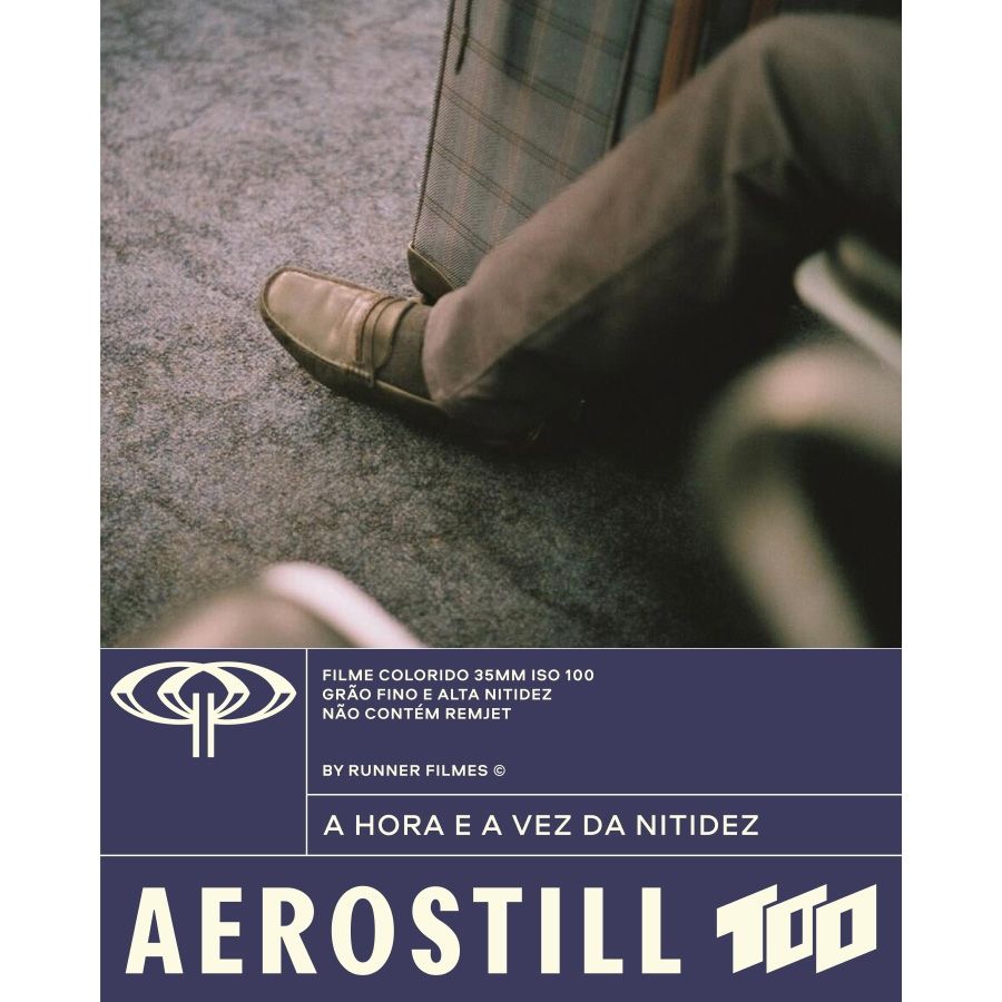 Filme fotográfico 35mm Aerostill 100 ISO 100 Colorido 30 poses (REBOBINADO)