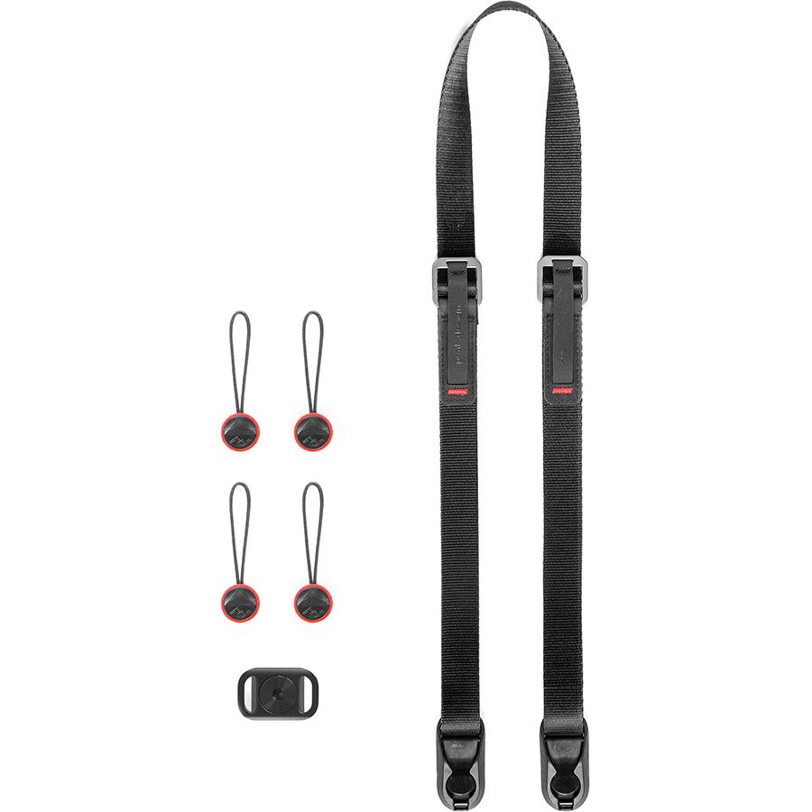 Alça de pescoço Peak Design Leash L-BL-3 com sistema de liberação rápida (PRETO)