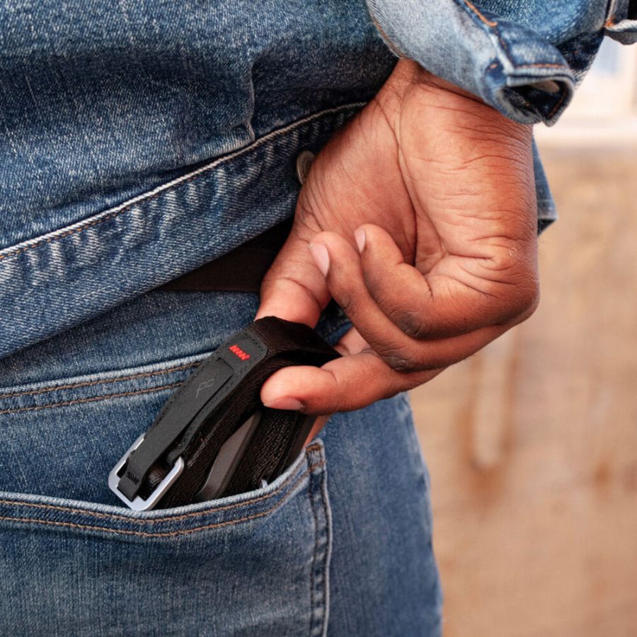 Alça de pescoço Peak Design Leash L-BL-3 com sistema de liberação rápida (PRETO)