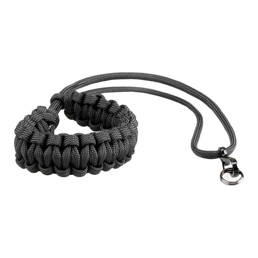 Pulseira Mohave Cord Paracord 550 para câmera fotográfica - Preto