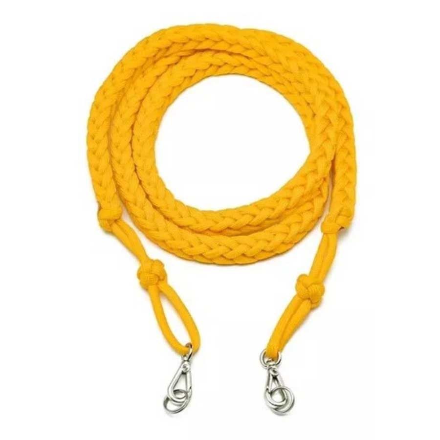 Alça de pescoço Mohave Cord Paracord 550 para câmera fotográfica - Mostarda