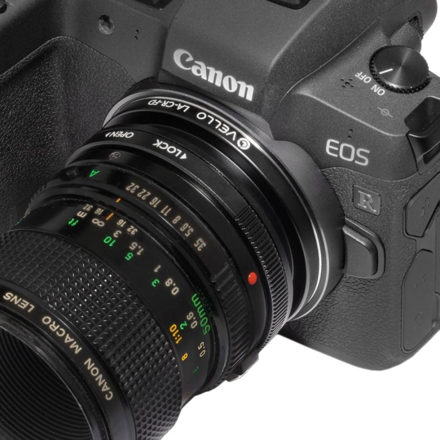 Anel Adaptador Vello LA-CR-FD (Lente Canon FD em câmera Canon RF)