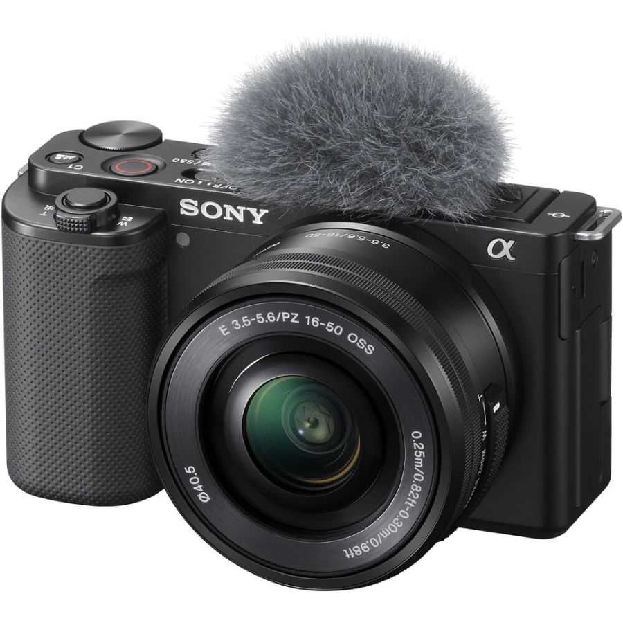 Câmera mirrorless Sony ZV-E10 com lente PZ E 16-50mm OSS + Gaiola SmallRig 3538B