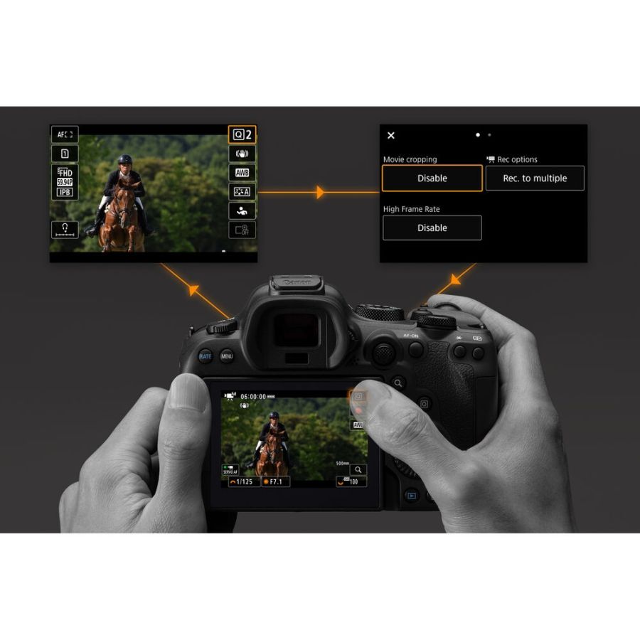 Câmera mirrorless Canon EOS R6 Mark II