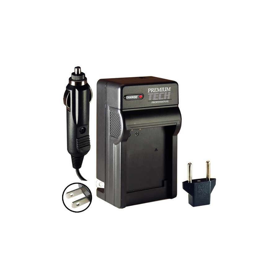 Carregador de bateria Premium Tech PT-111 para LB-015 / ACD-461 (Kodak PixPro WPZ2)