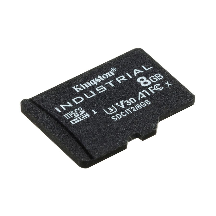 Cartão microSDHC Kingston Industrial 8GB - 100MB/s (com adaptador SD)