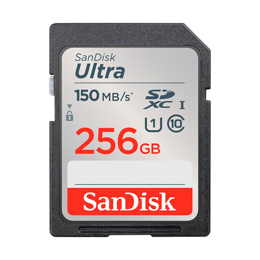 Cartão SDXC Sandisk Ultra UHS-I 256GB - 150MB/s