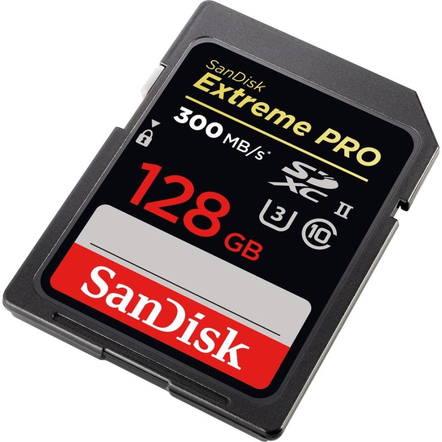 Cartão SDXC SanDisk Extreme PRO UHS-II 128GB - 300MB/s (V90)