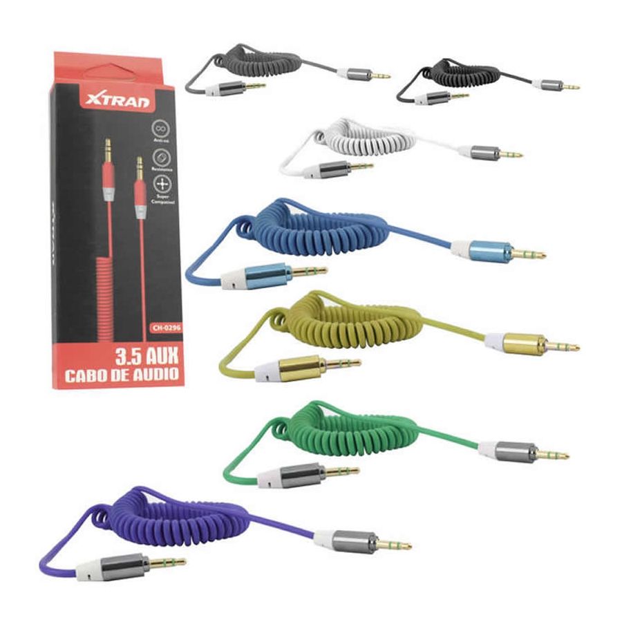 Cabo de áudio P2 (3,5mm) XTRAID CH-0296