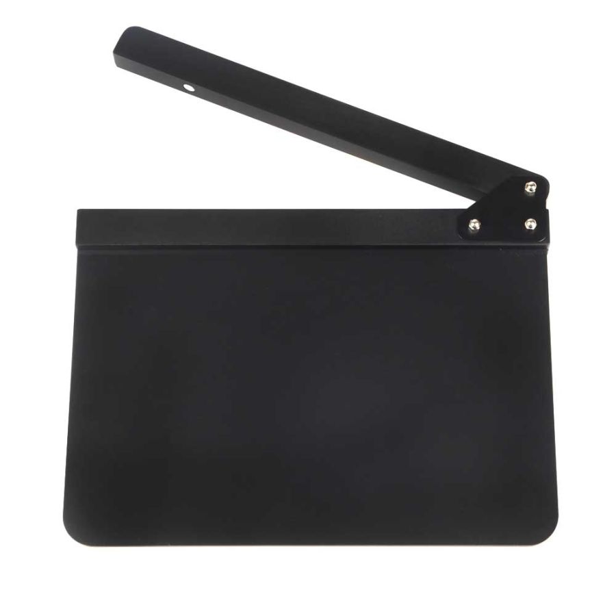 Claquete profissional Greika P/C preta com barra colorida