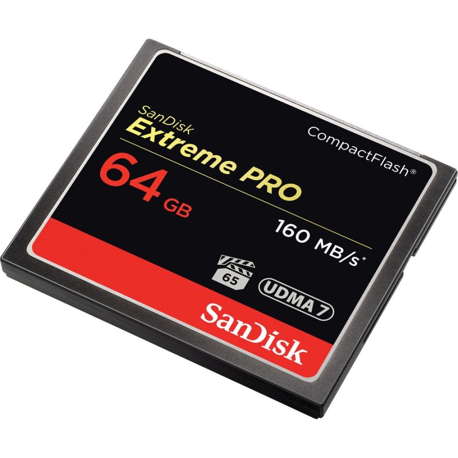 Cartão Compact Flash Sandisk Extreme PRO 64GB - 160MB/s