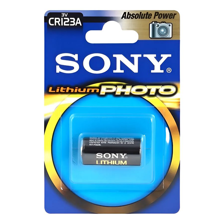 Pilha de lítio Sony CR123A 3V