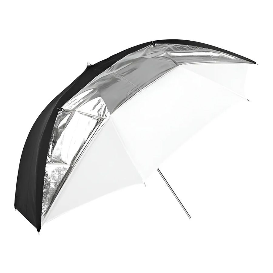 Sombrinha rebaterdora preta e branca Greika BW-33 (84cm)