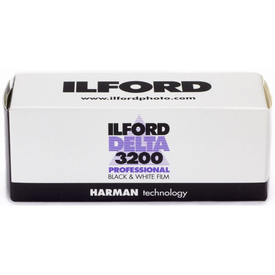 Filme fotográfico 120 Ilford Delta ISO 3200 Preto e Branco