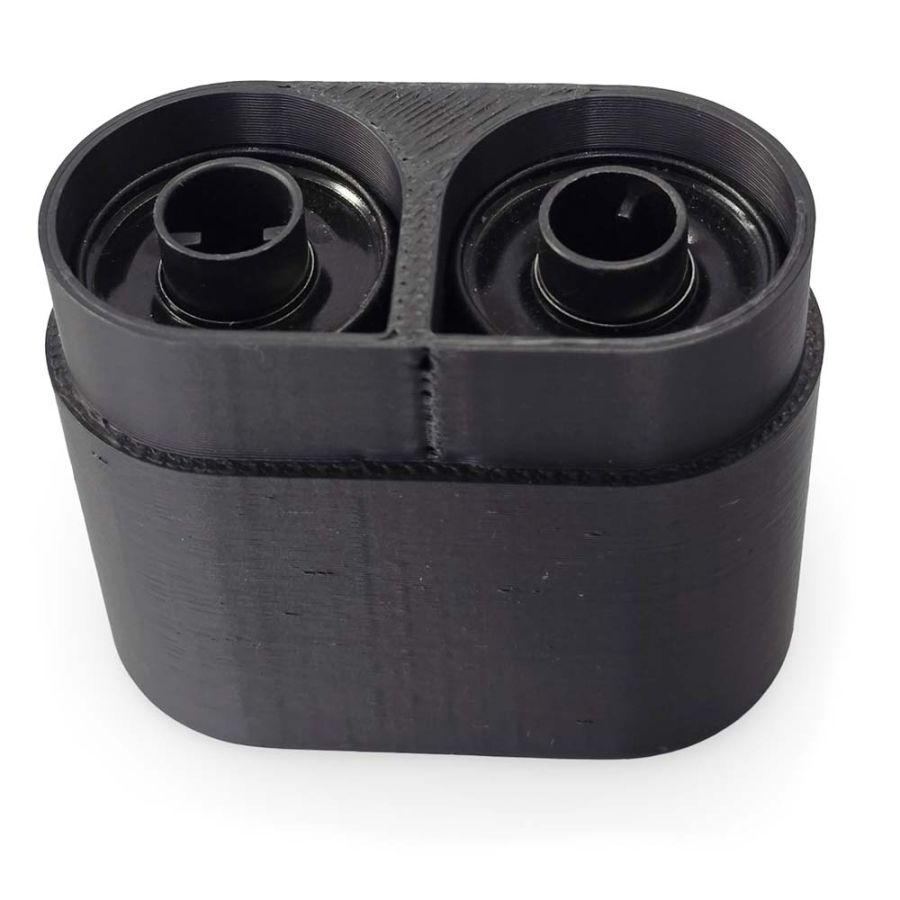 Estojo de plástico TD-35B para 2 rolos de filme 35mm