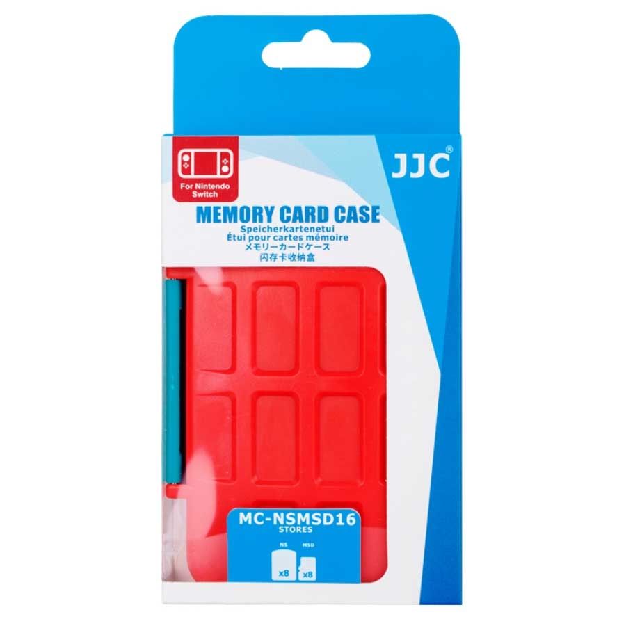 Estojo rígido JJC MC-NSMSD16 para cartucho de Nintendo Switch e cartão microSD (Laranja)