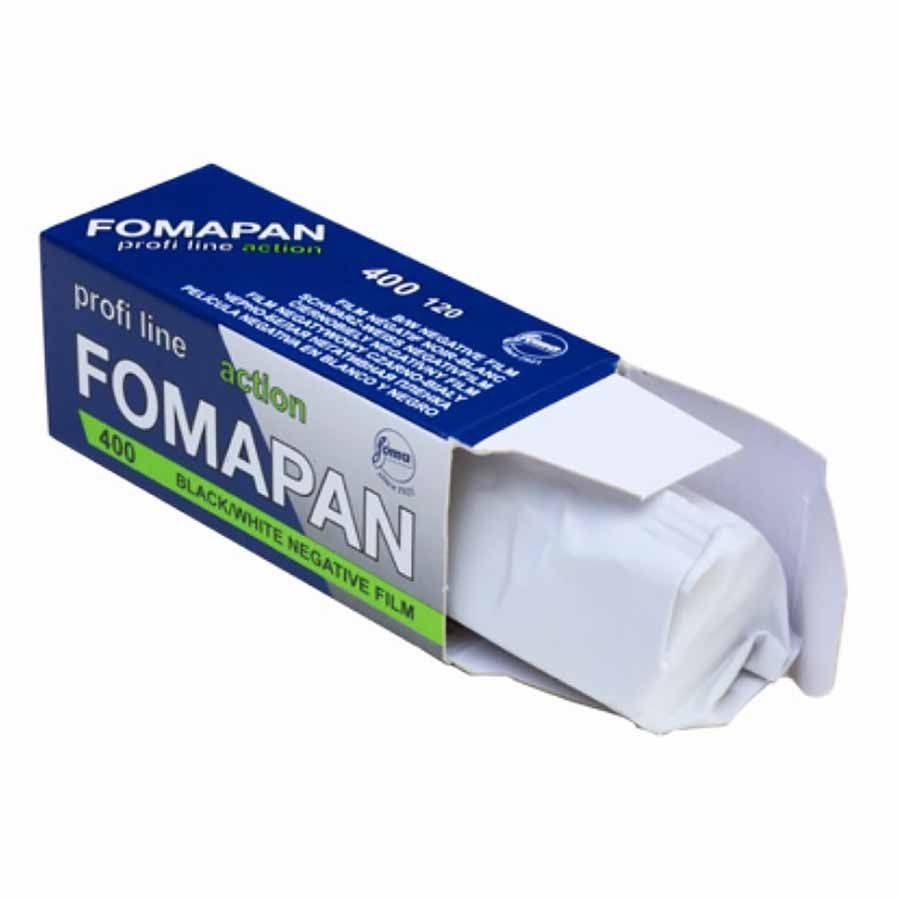 Filme fotográfico 120 Fomapan Action ISO 400 Preto e Branco