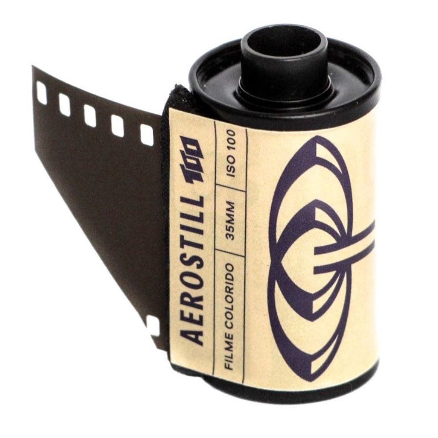 Filme fotográfico 35mm Aerostill 100 ISO 100 Colorido 30 poses (REBOBINADO)