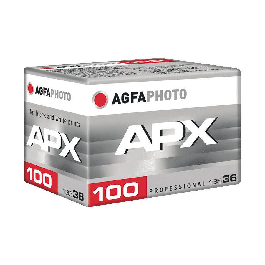 Filme fotográfico 35mm AgfaPhoto APX ISO 100 Preto e Branco 36 poses