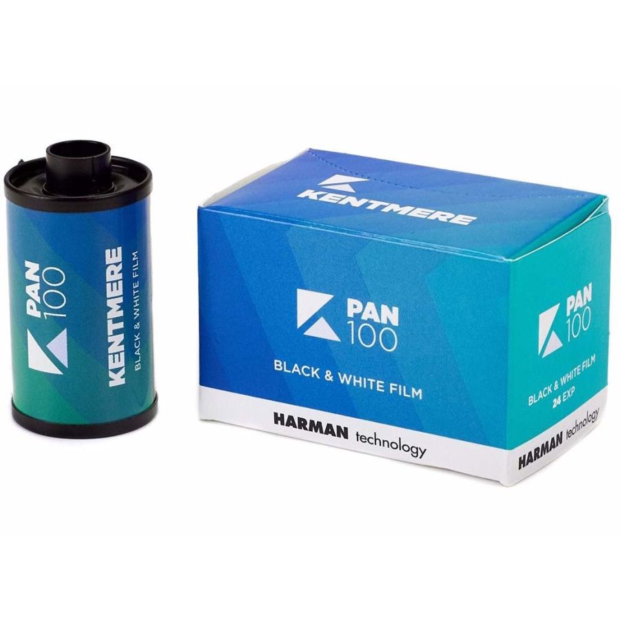 Filme fotográfico 35mm Kentmere Pan ISO 100 Preto e Branco 36 poses