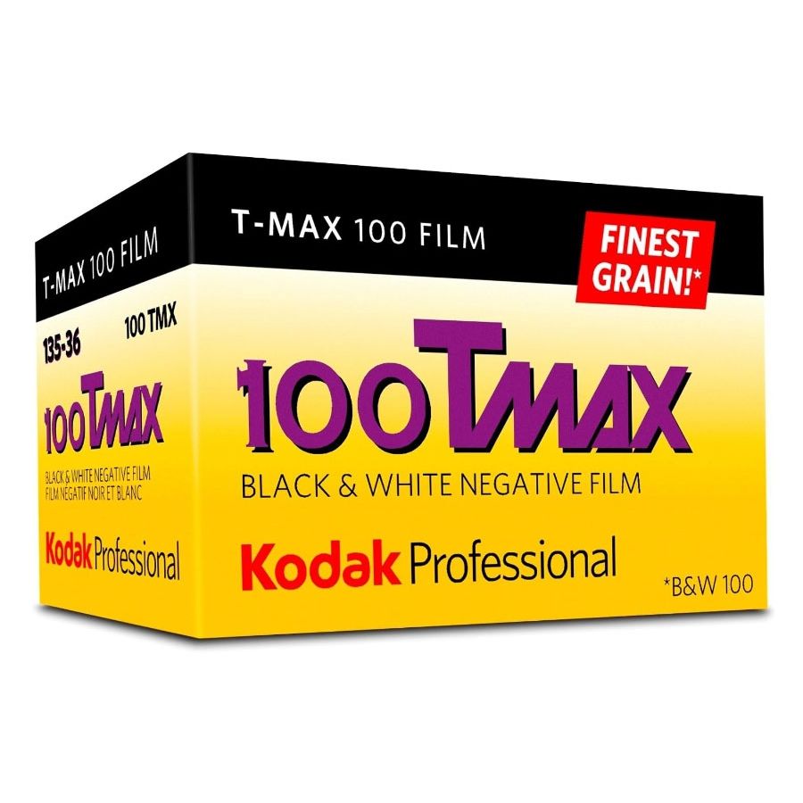 Filme fotográfico 35mm Kodak T-MAX ISO 100 Preto e Branco 36 Poses