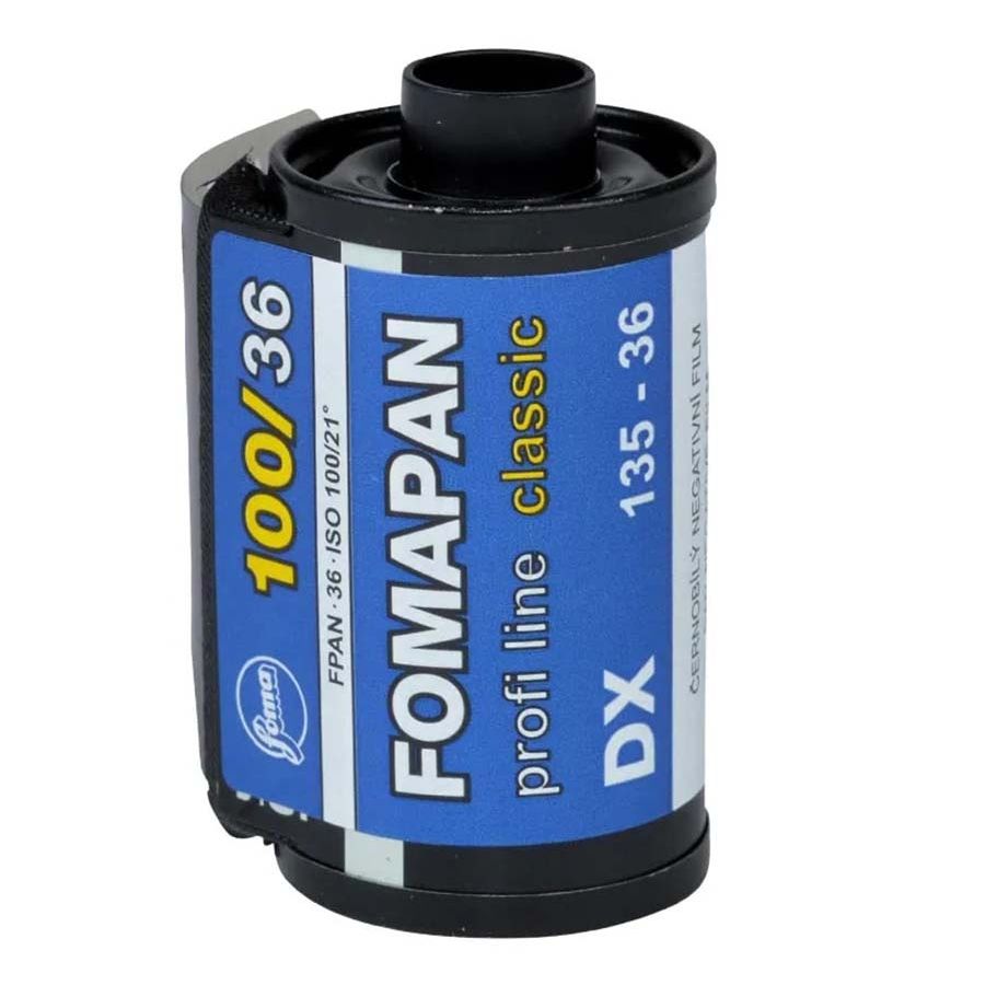Filme fotográfico 35mm Fomapan Classic ISO 100 Preto e Branco 36 poses