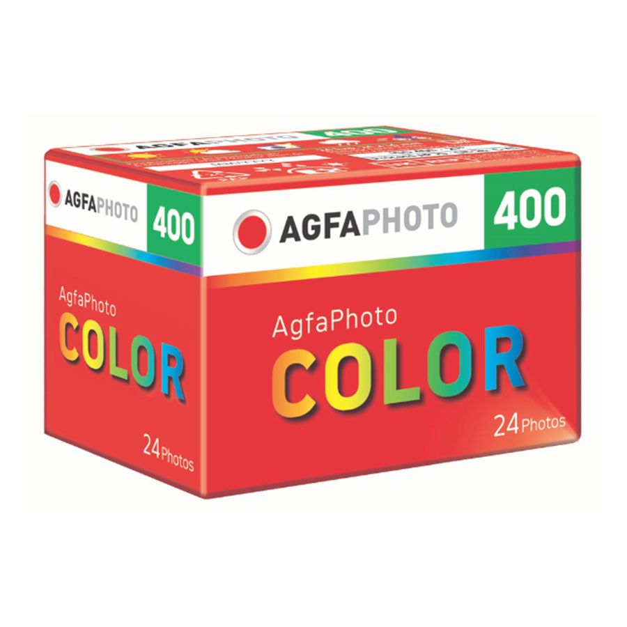 Filme fotográfico 35mm AgfaPhoto Color ISO 400 Colorido 24 poses