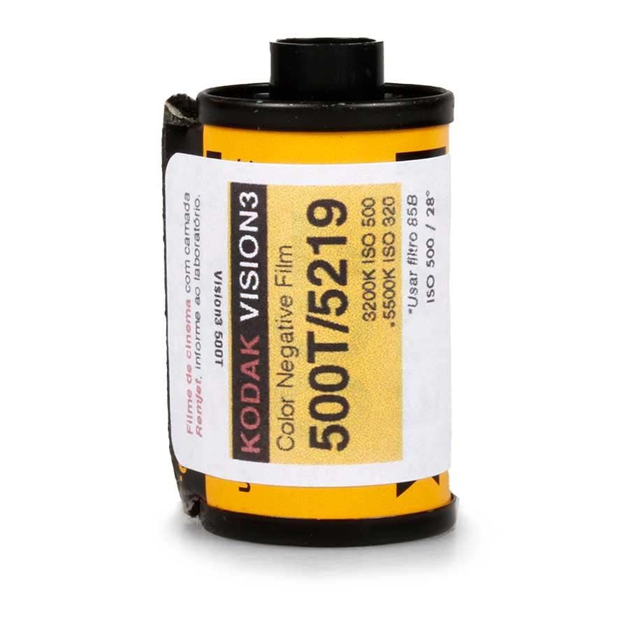 Filme fotográfico 35mm Kodak VISION3 500T/5219 ISO 500 Colorido 36 poses (REBOBINADO)