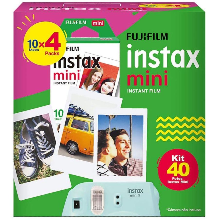 Filme Instantâneo Fujifilm instax mini 40 fotos