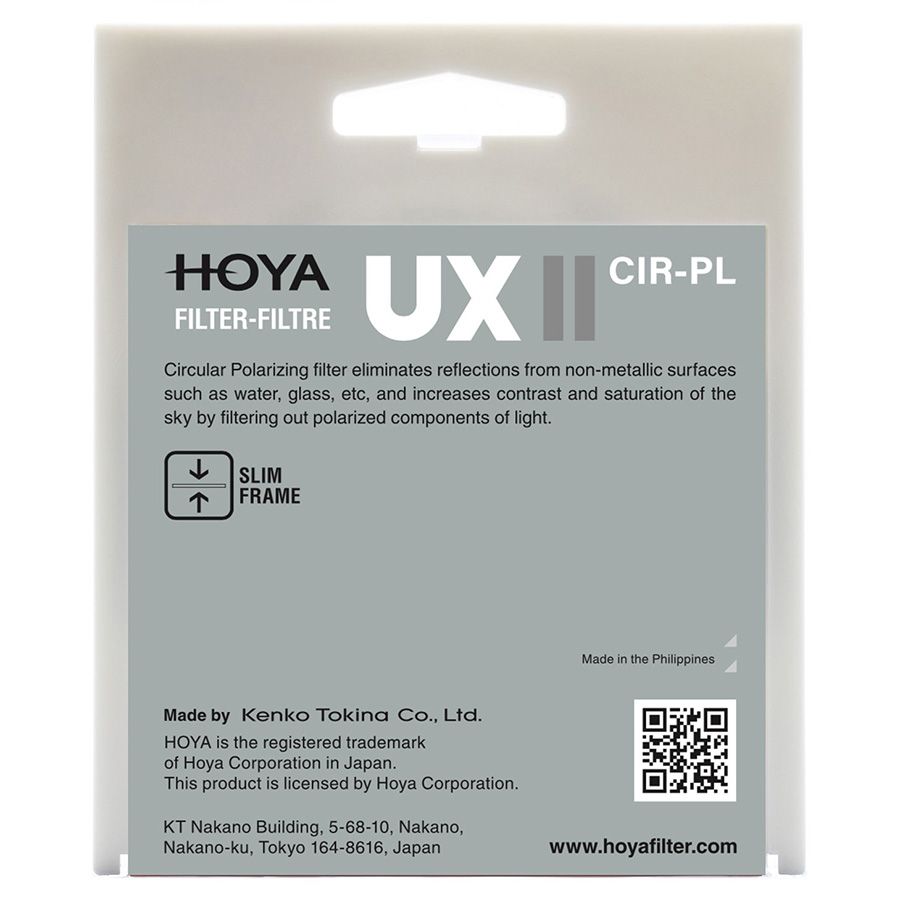 Filtro Polarizador Hoya UX II 58mm