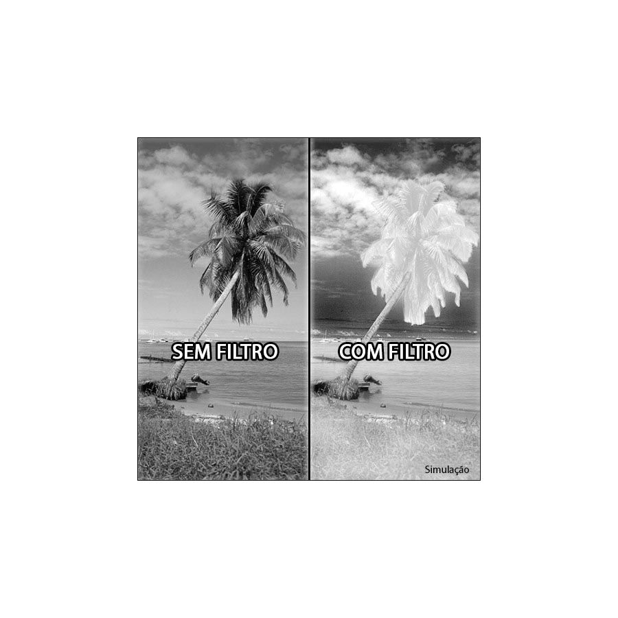 Filtro infravermelho (R72) Hoya 82mm