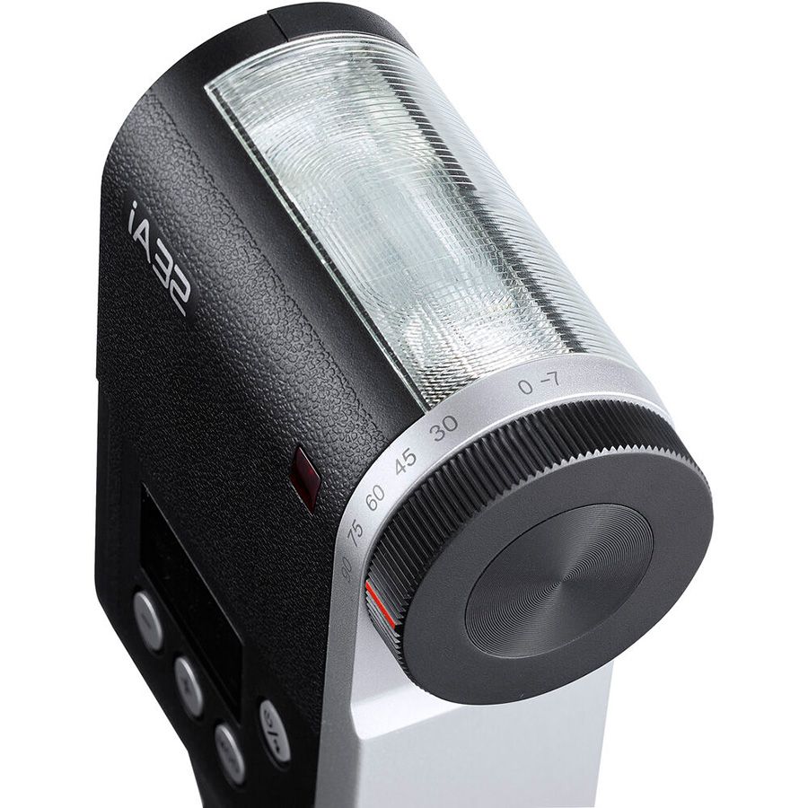 Flash retrô Godox iA32 para câmeras fotográficas