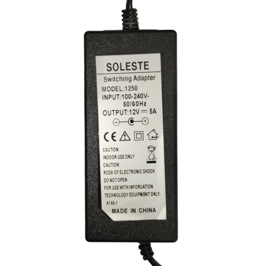 Fonte de energia Soleste LT-1250 12V 5A Bivolt