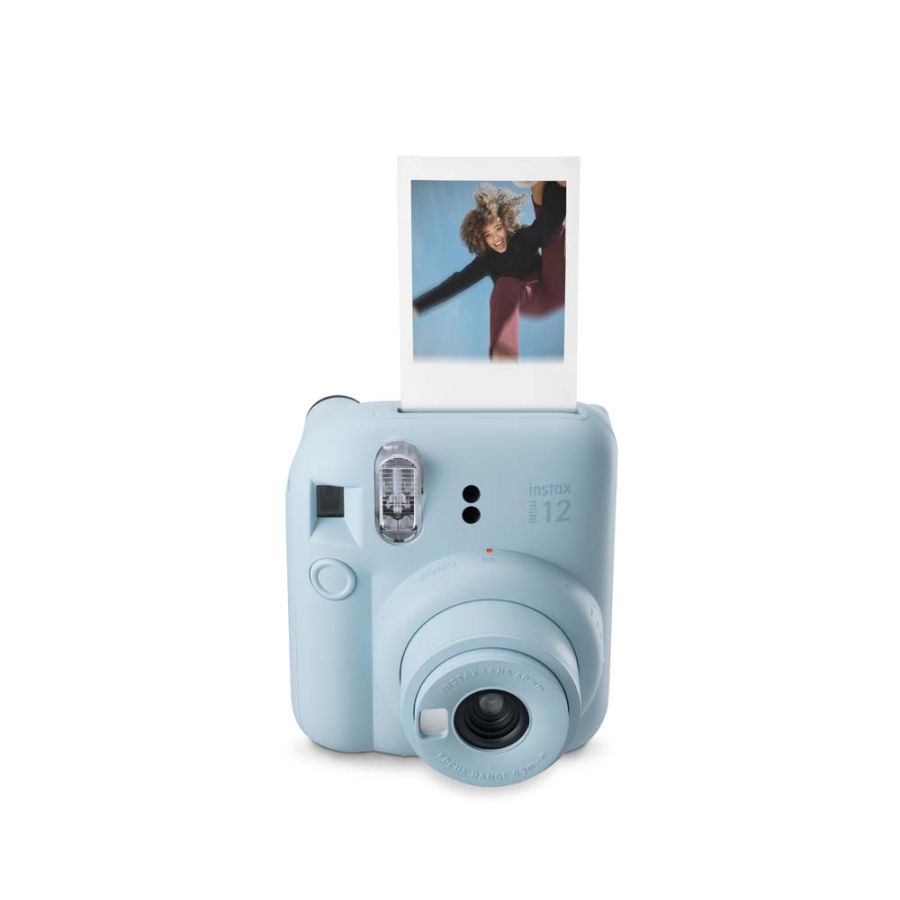 Kit câmera Instantânea Fujifilm instax mini 12 AZUL CANDY + bolsa + filme Mermaid Tail com 10 fotos