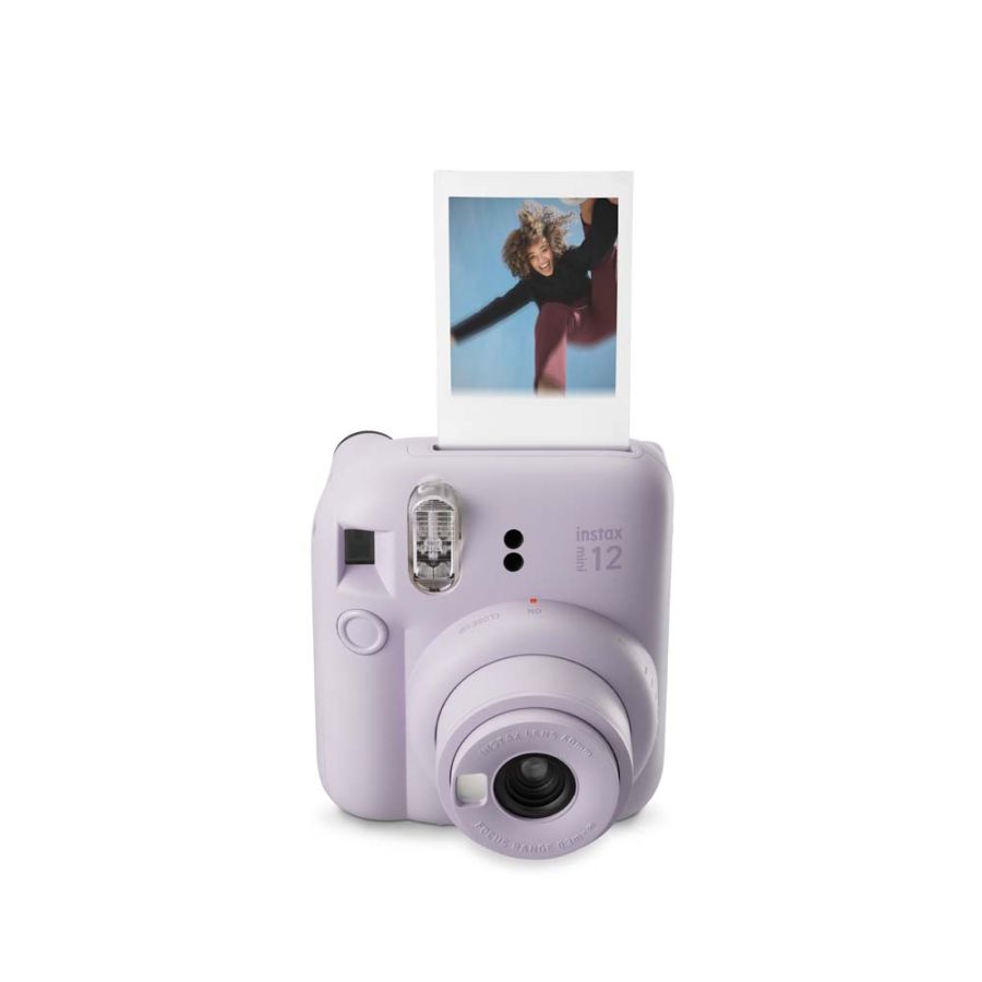 Kit câmera Instantânea Fujifilm instax mini 12 LILÁS CANDY + bolsa + filme Mermaid Tail com 10 fotos