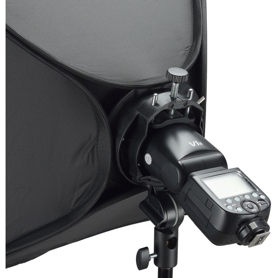 Suporte para flash speedlite Godox S2 com montagem Bowens