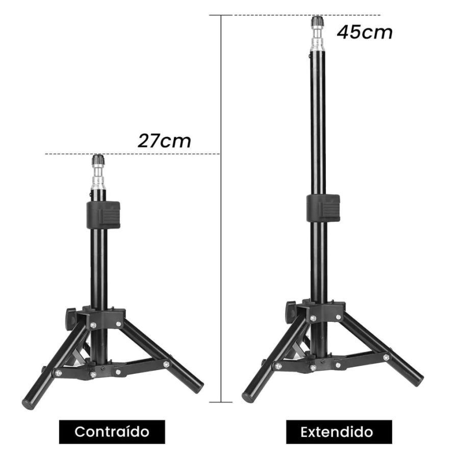 Kit De Iluminação Greika Pk-l45 Luz Led 100w Bivolt 110v/220v