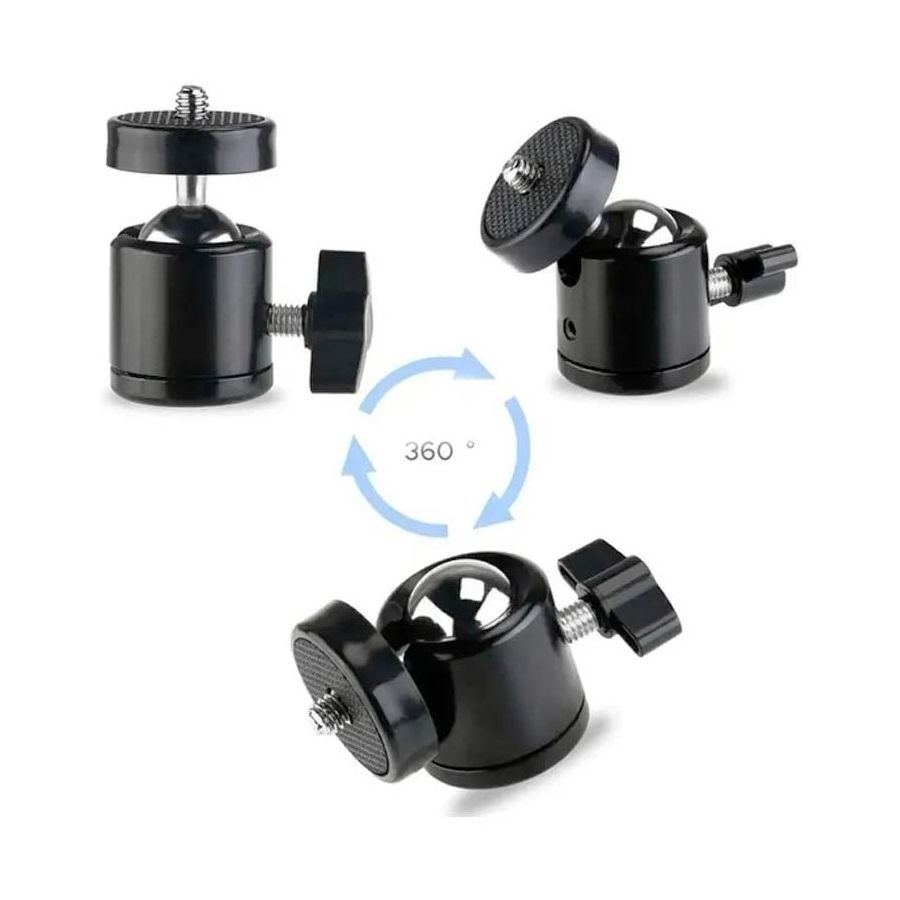 Mini cabeça de esfera Greika YA413 para tripé de iluminação