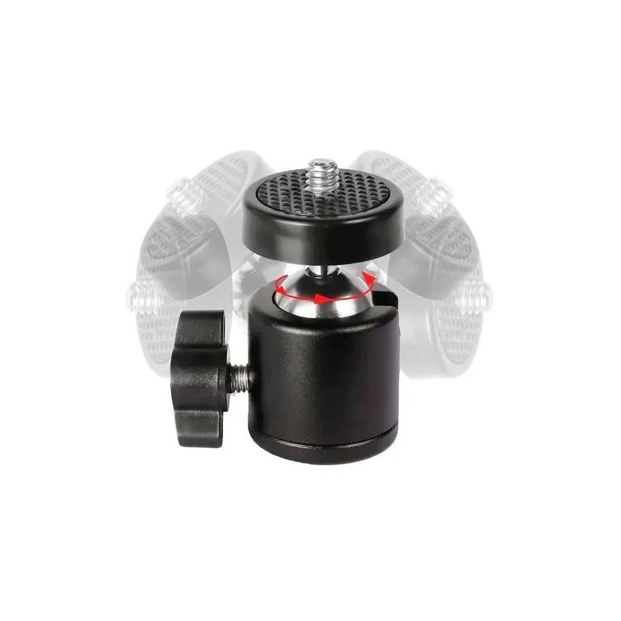 Mini cabeça de esfera Greika YA413 para tripé de iluminação