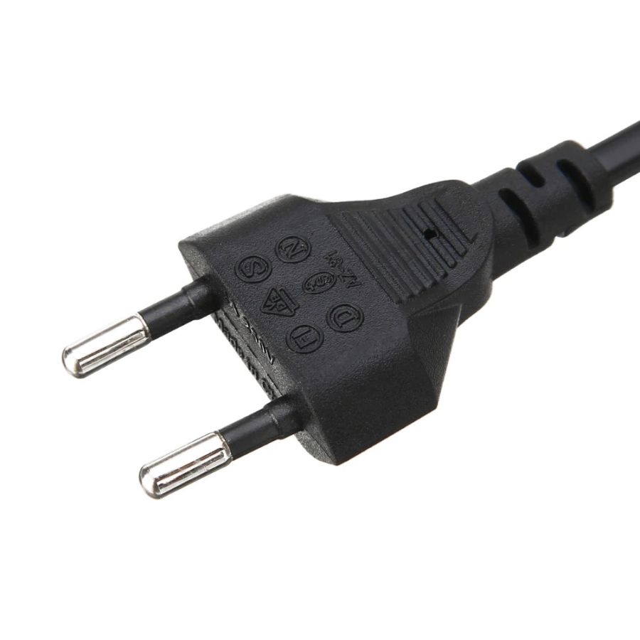 Cabo de energia com conector tipo 8 (IEC C8) 60cm