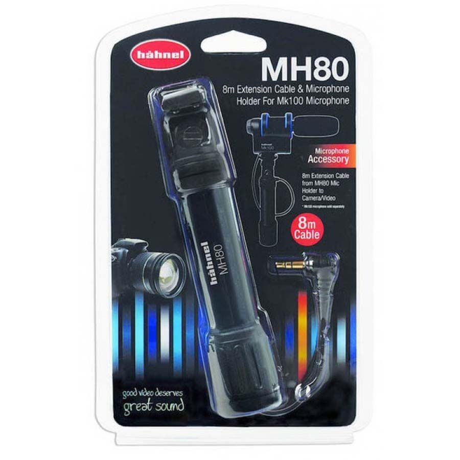 Suporte para microfone Hähnel MH80 com cabo extensor de 8 metros