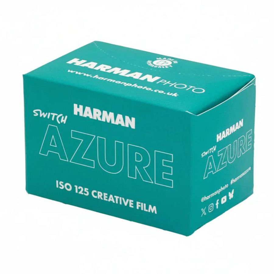 Filme fotográfico 35mm Harman Switch Azure ISO 125 Colorido 36 poses