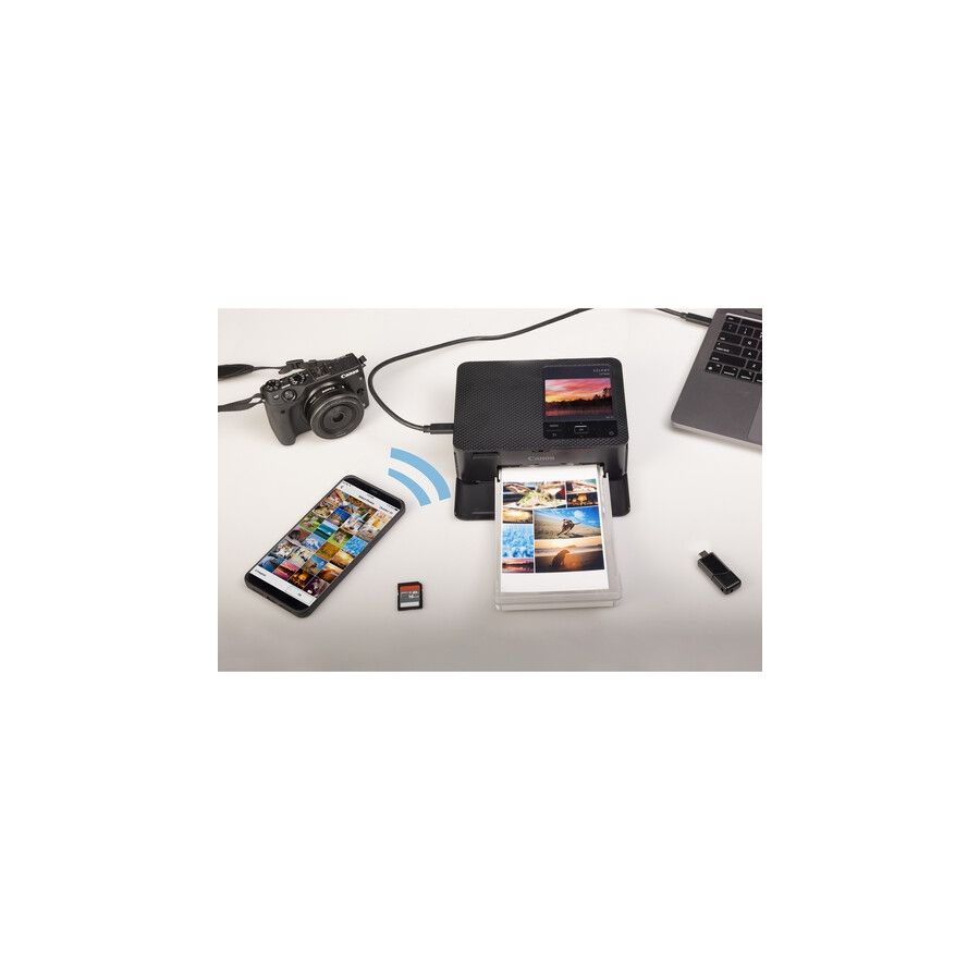 Impressora fotográfica portátil Canon SELPHY CP1500 com WiFI (PRETO) (OPEN BOX)