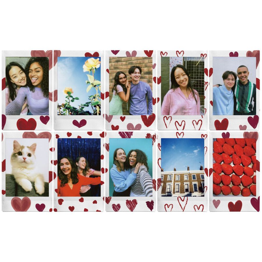 Filme instantâneo Fujifilm instax mini Heart Sketch (10 fotos) 