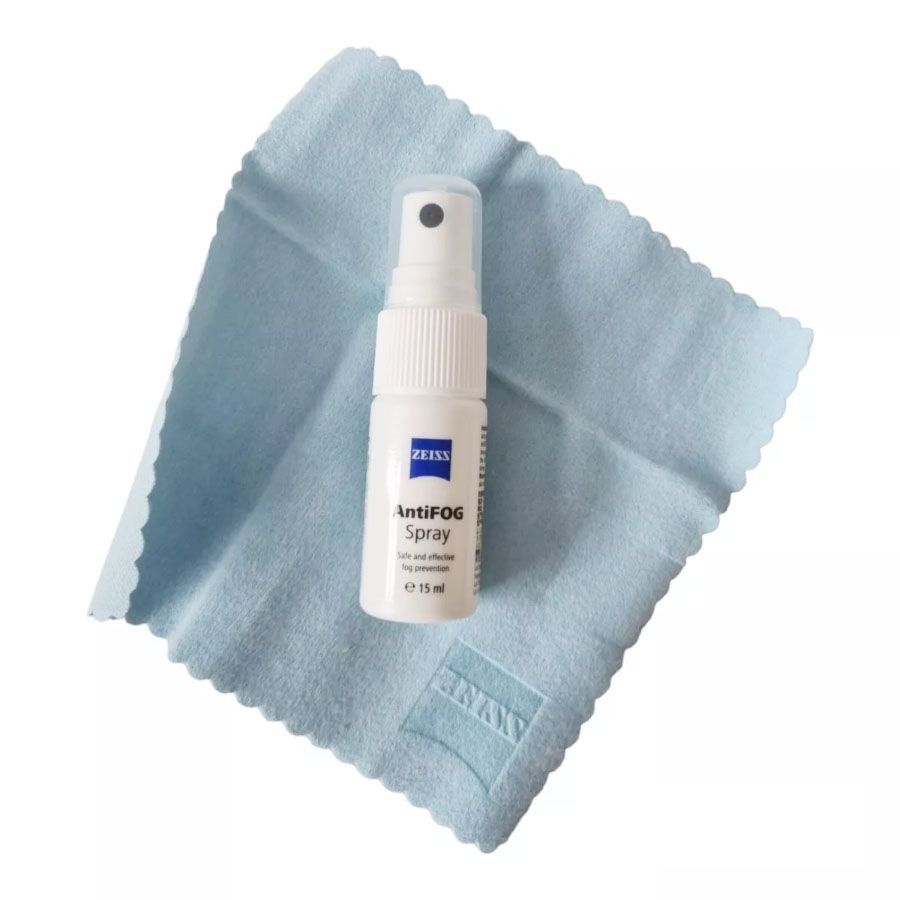 Kit AntiFOG ZEISS (spray antiembaçante com flanela para limpeza)