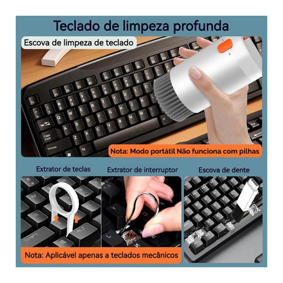 Kit de limpeza K&F Concept 20 em 1 para equipamentos eletrônicos