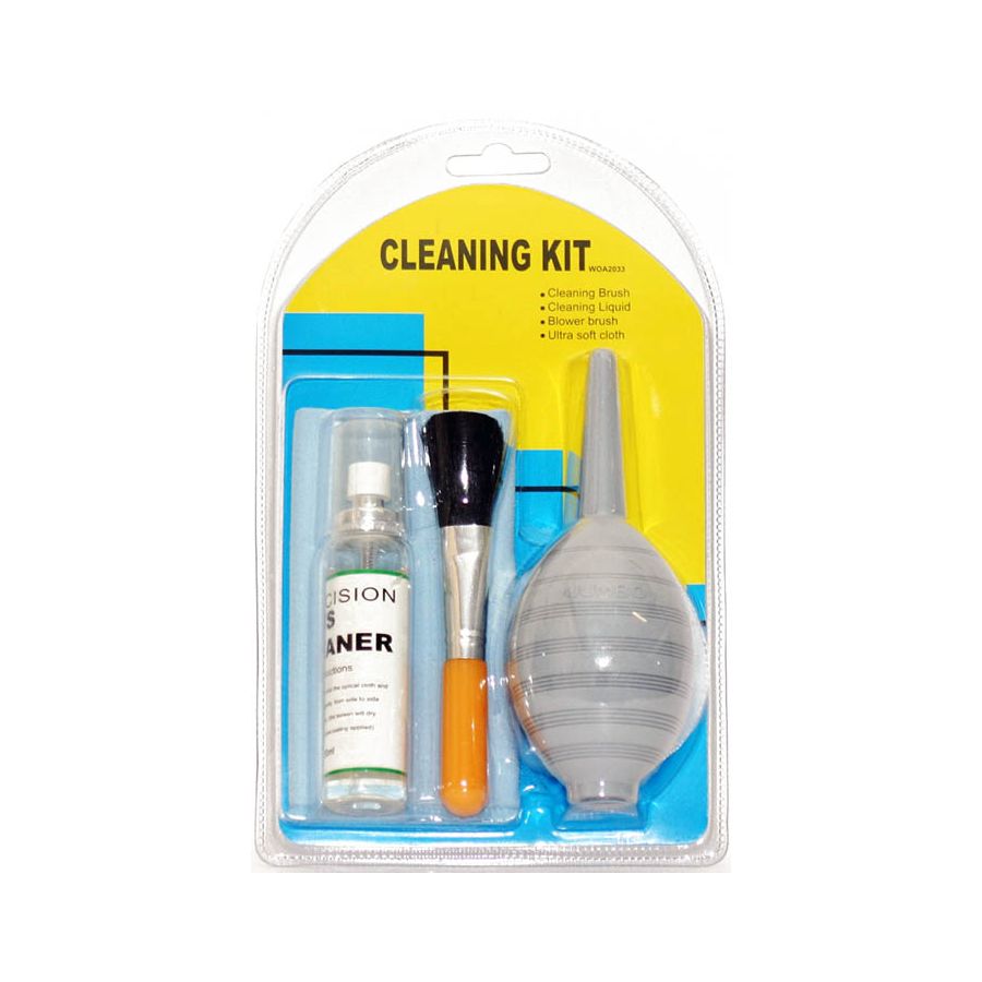 Kit de limpeza para objetiva Greika WOA2033B