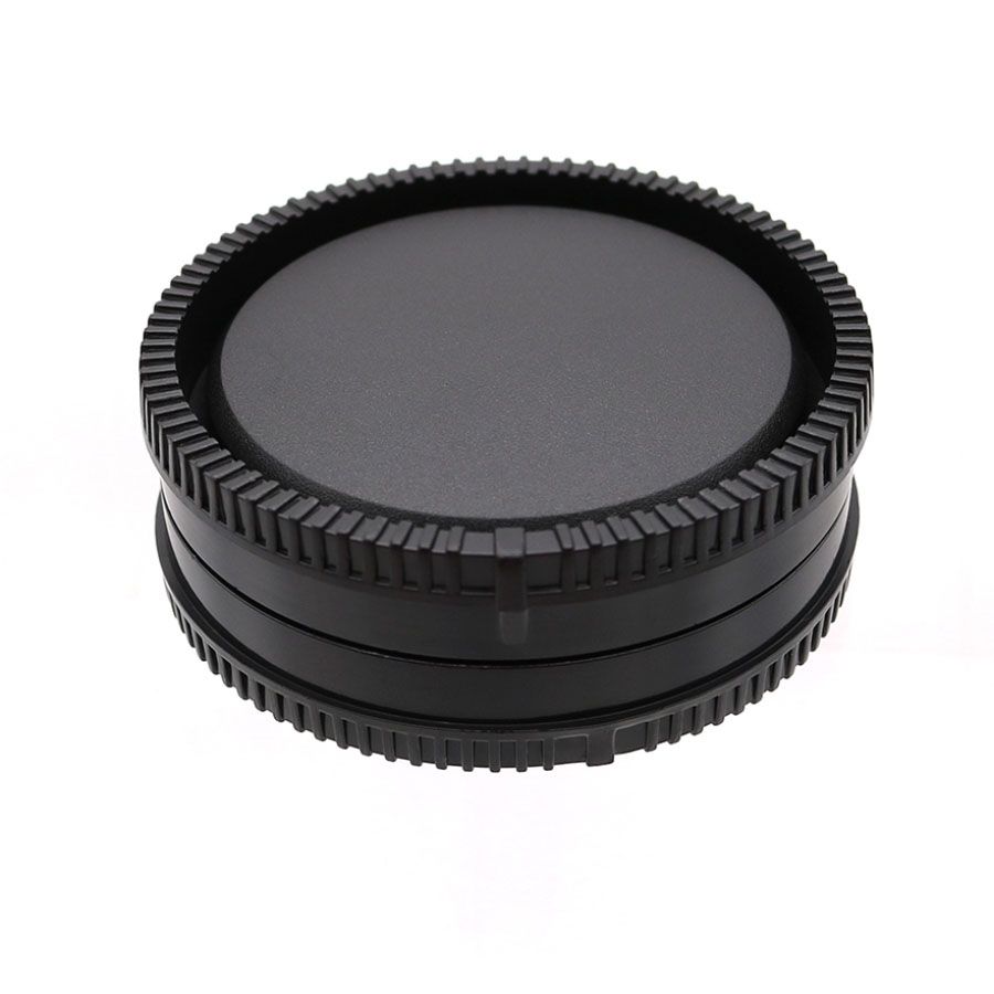 Kit com tampas de proteção (traseira da lente + corpo da câmera) para sistema Sony E (sem logo)