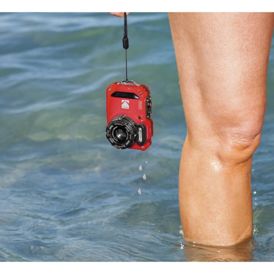 Câmera compacta Kodak PIXPRO WPZ2 à prova d'água (VERMELHO)