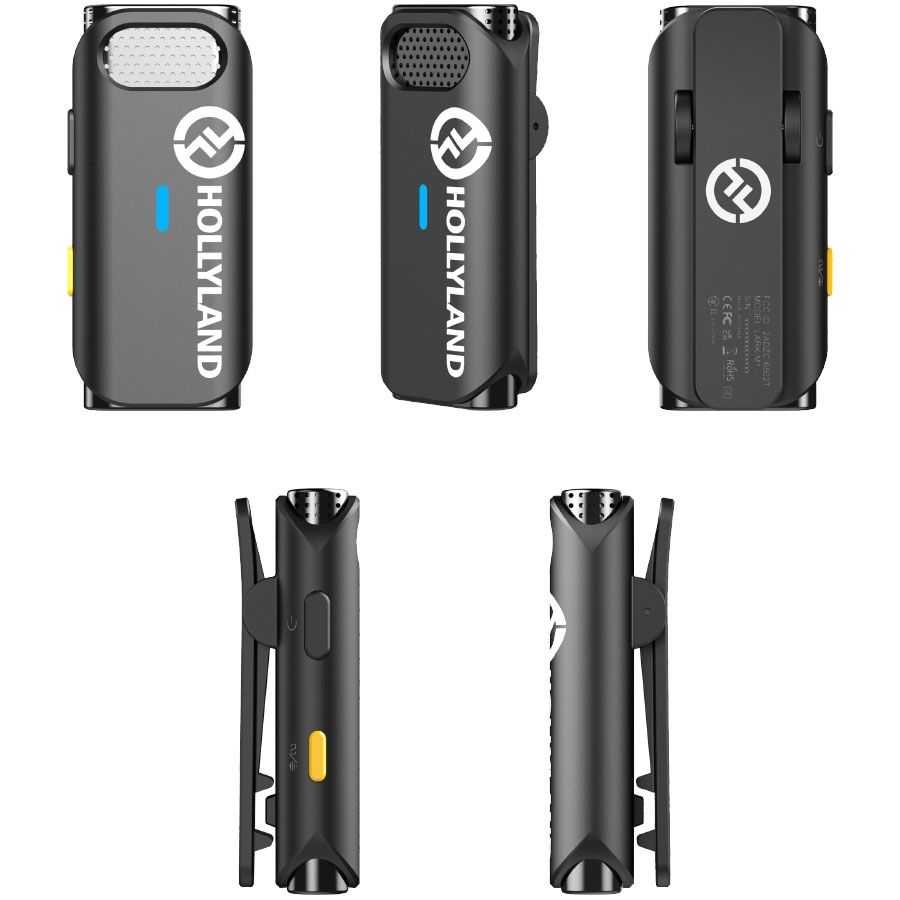 Microfone de lapela sem fio Hollyland Lark M1 Duo (duplo)